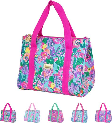 Amazon Lilly Pulitzer Cute Lunch Bag For Women Large Capacity