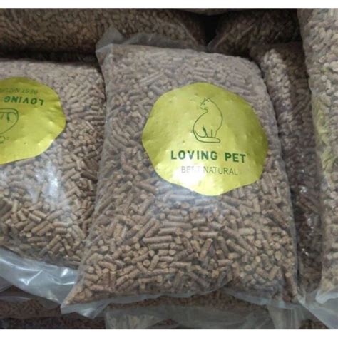 Jual Loving Pet Wood Pallet Pasir Kucing Serbuk Kayu 10kg Shopee