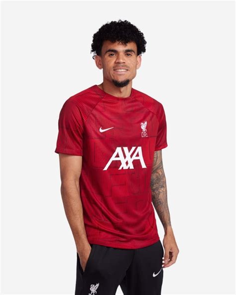 Lfc Nike Mens Pre Match Short Sleeve Top 23 24 Liverpool Fc Official