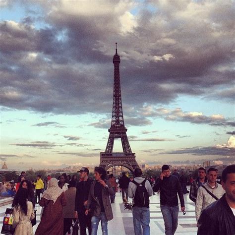 Place du Trocadéro in Paris Île de France En face de la Tour Eiffel à