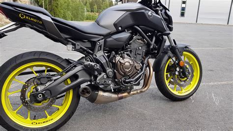 2018 Yamaha Mt07 Modifications Youtube