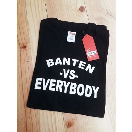 Jual Baju Kaos Distro Banten Vs Everybody Shopee Indonesia