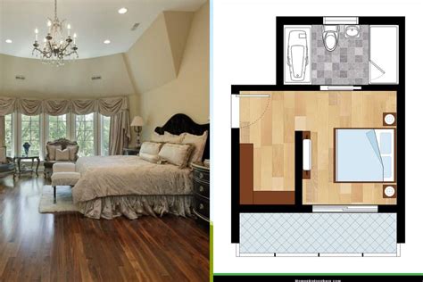 Master Bedroom With Bath And Walk In Closet