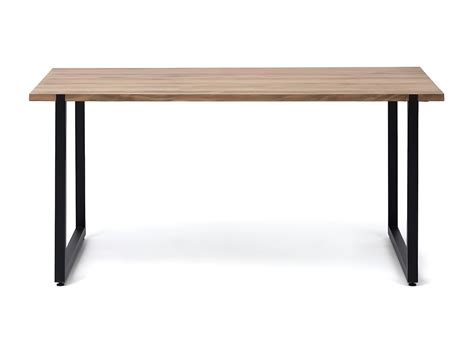 Mesa De Comedor Uley 180x80x75cm Negra En Madera Maciza De Pino Acabado