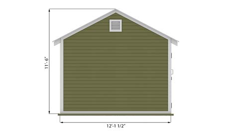 12x12 Storage Shed Plans - Shedplans.org