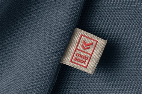 Woven Label Embroidery Logo Mockup Masterbundles