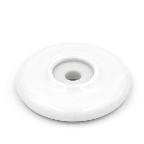 Hickory Hardware P69 W English Cozy 2 White Cabinet Knob Backplate