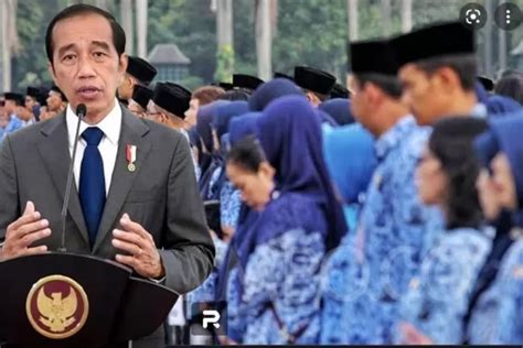 Presiden Jokowi Akan Mengumumkan Kenaikan Gaji Pns Hari Ini Bingkai