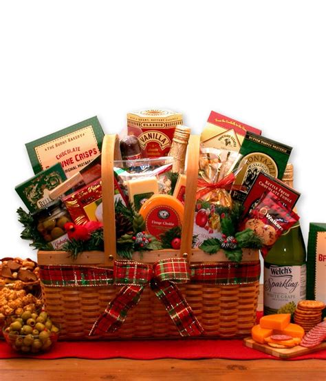 Holiday Cheers Gift Basket at Send Flowers