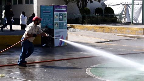 Desinfectan mercados hospitales calles y oficinas públicas Nuestra Zona