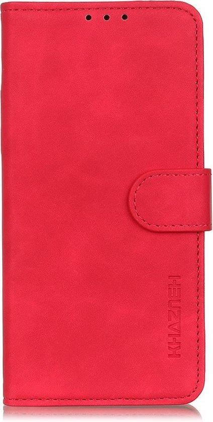 Book Case Motorola Moto E7 Plus Hoesje Rood Bol