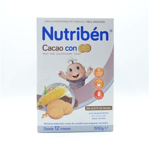 Venta De Nb Papilla Cacao Con Galletas Maria 500 G