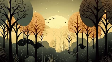 Sunset Background Image Forest Backgrounds | PSD Free Download - Pikbest