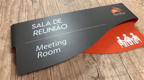 Placa Identifica O De Sala Modelo Sodalita Personalizada