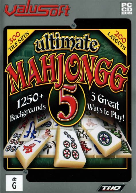 Ultimate Mahjongg 5 2004 Windows Box Cover Art Mobygames