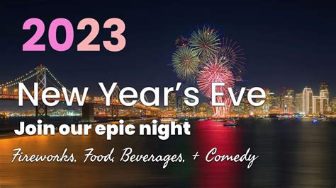 SF's New Year's Eve Party: Fireworks, Unlimited Food, Open Bar + Comedy ...