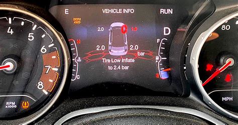 Jeep Compass Low Tire Pressure Warning Light Causes How To Reset