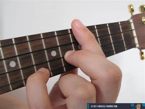 Bbsus2 Asus2 Acorde De Ukulele Posição 3