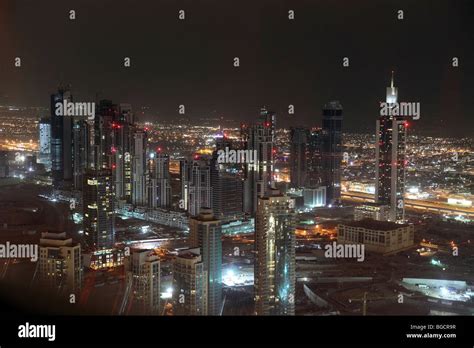 Dubai at night Stock Photo - Alamy