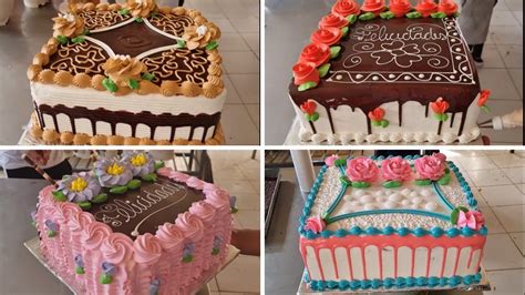 Mas de 4 ideas increíbles para decorar pasteles cuadrado con chocolate