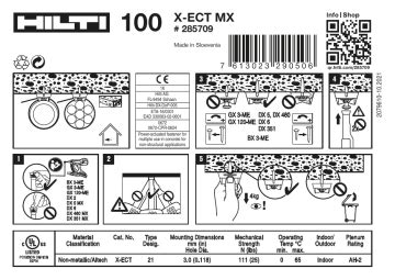 Hilti X ECT MX Instruction For Use Manualzz