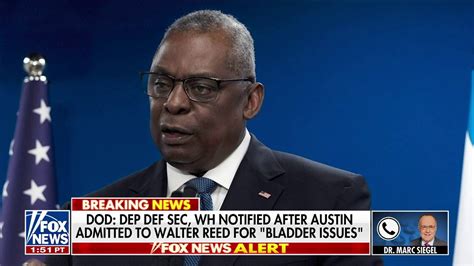 Defense Secretary Lloyd Austin Sent To Hospital For Bladder Issues Following Prostate Cancer