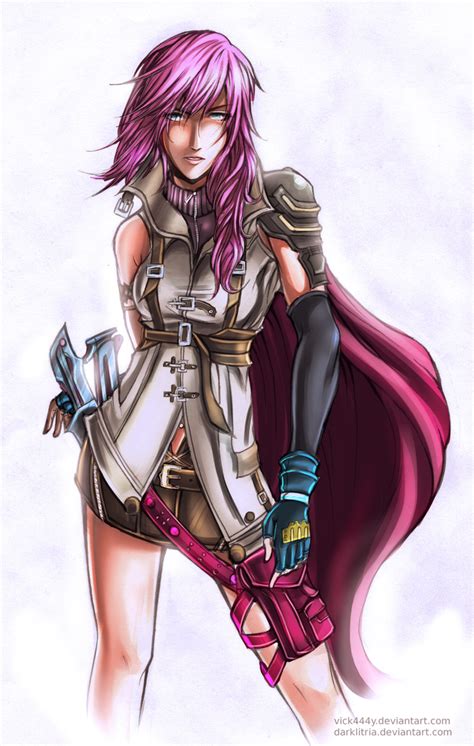 FFXIII: Lightning COLLAB by DarkLitria on DeviantArt