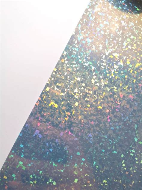 A4 Inkjet Printable Holographic Sticker Sheets Pixel Etsy