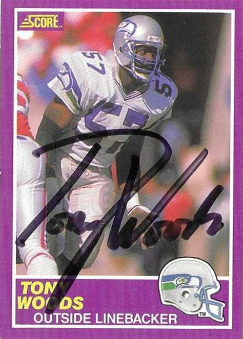 Woods Tony The Football Autograph Encyclopedia