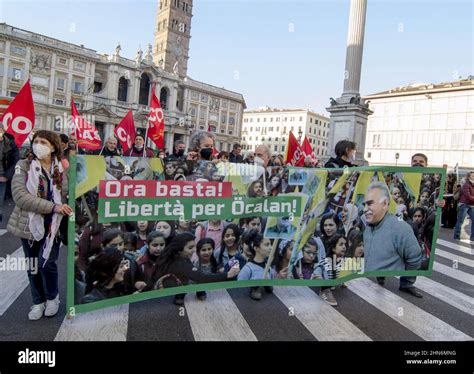 (2/12/2022) Demonstration to demand the release of Abdullah Ocalan, the ...