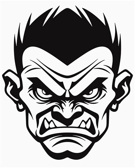 angry man face 26190528 Vector Art at Vecteezy