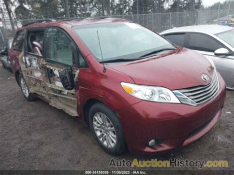 Tdyk Dc Ds Toyota Sienna Xle V Passenger View History And