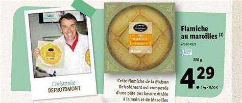 Promo Flamiche Au Maroilles Chez Lidl ICatalogue Fr