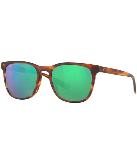 Costa Unisex 6s2002 Sullivan Tortoise 53mm Square Sunglasses Dillard S