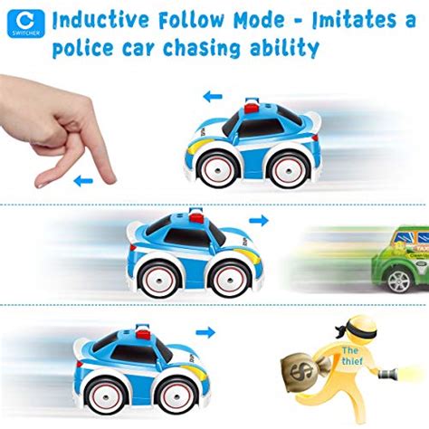 Remote Control Police Car Toys for 3-6 Years Kids, Police Car Toys with ...