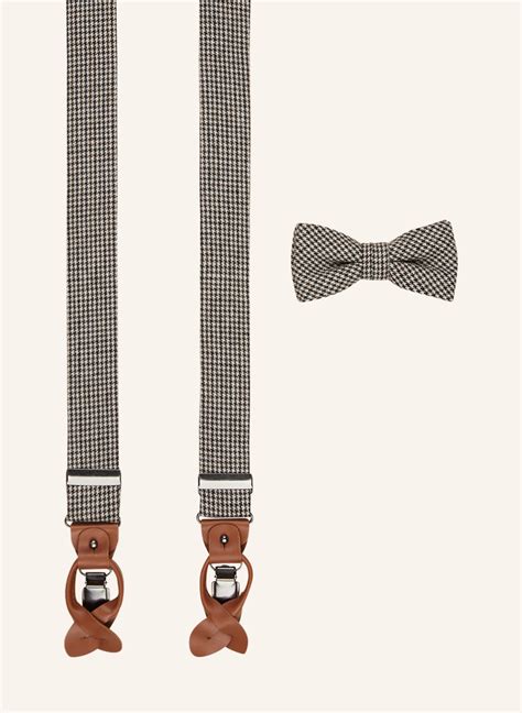 Prince Bowtie Set Hosentr Ger Und Fliege In Grau