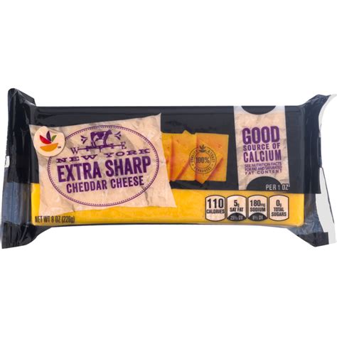 Save On Stop Shop New York Cheddar Cheese Extra Sharp Yellow Chunk