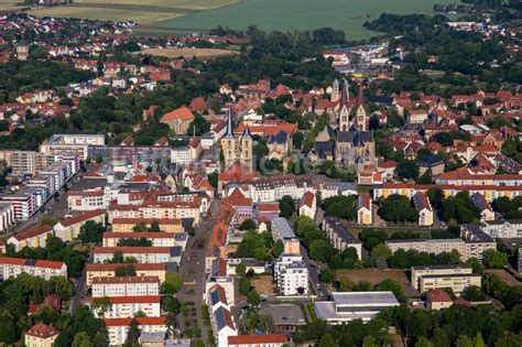 Luftaufnahme Halberstadt Zentrum Der Historischen Altstadt Von