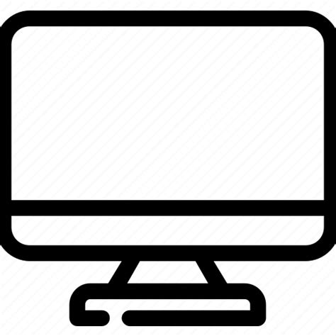 Computer Desktop Device Hardware Laptop Monitor Technology Icon