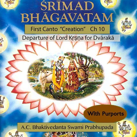 Srimad Bhagavatam First Canto Creation Ch 10 Departure Of Lord