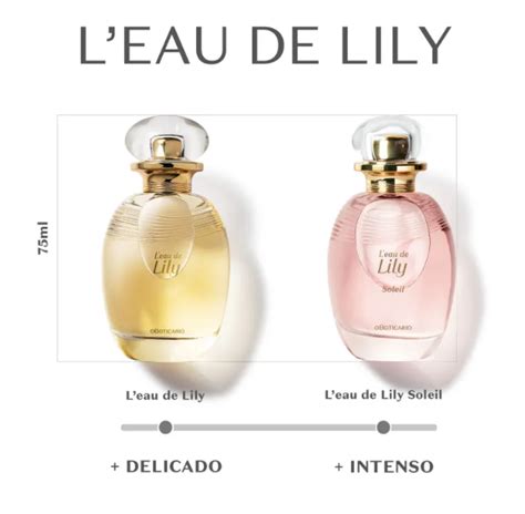 L eau de Lily Soleil Desodorante Colônia 75ml Sintonia Dani