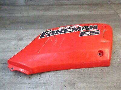 04 2004 Honda TRX450FE TRX 450 FE Four Wheeler Red Right Side Panel