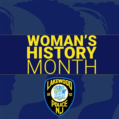 WOMEN'S HISTORY MONTH » Lakewood Police Department