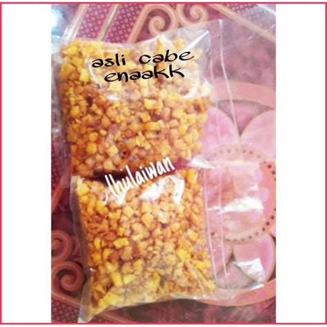 Jual Singkong Balok Dadu Pedas Manis Cabe Asli Kemasan Gram