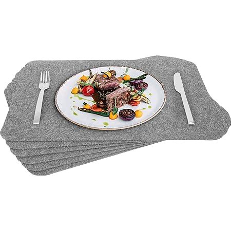 Rubberneck Premium Tischsets Aus Filz Abwaschbar Rutschfest 6er