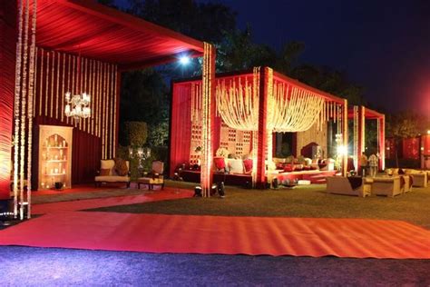 Classic Red And White Wedding Decor By Aayna Events