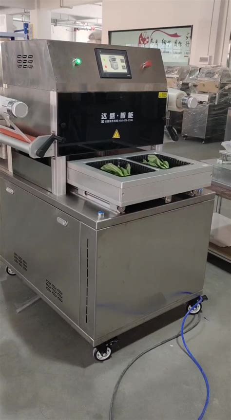 Map Vacuum Tray Sealer Modified Atmosphere Packaging Machine Rotary