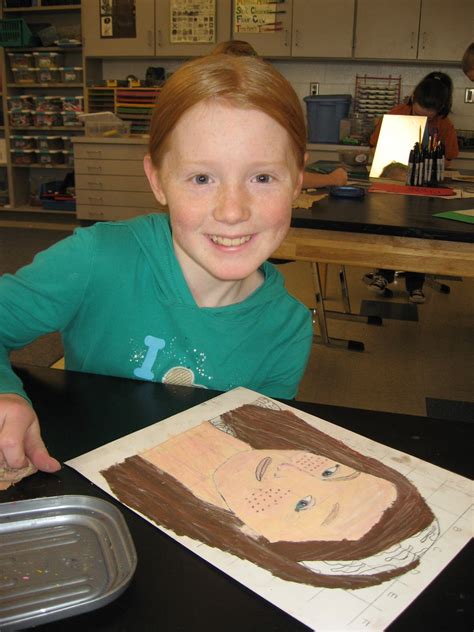 Jamestown Elementary Art Blog 4th Grade Self Portraits