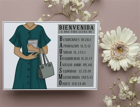 Tarjeta De Bautismo Testigo De Jehová Regalo Para Hermana Etsy