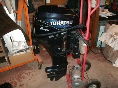 TOHATSU 15hp Outboard Engine 4 Stroke Electric Start And Power Tilt